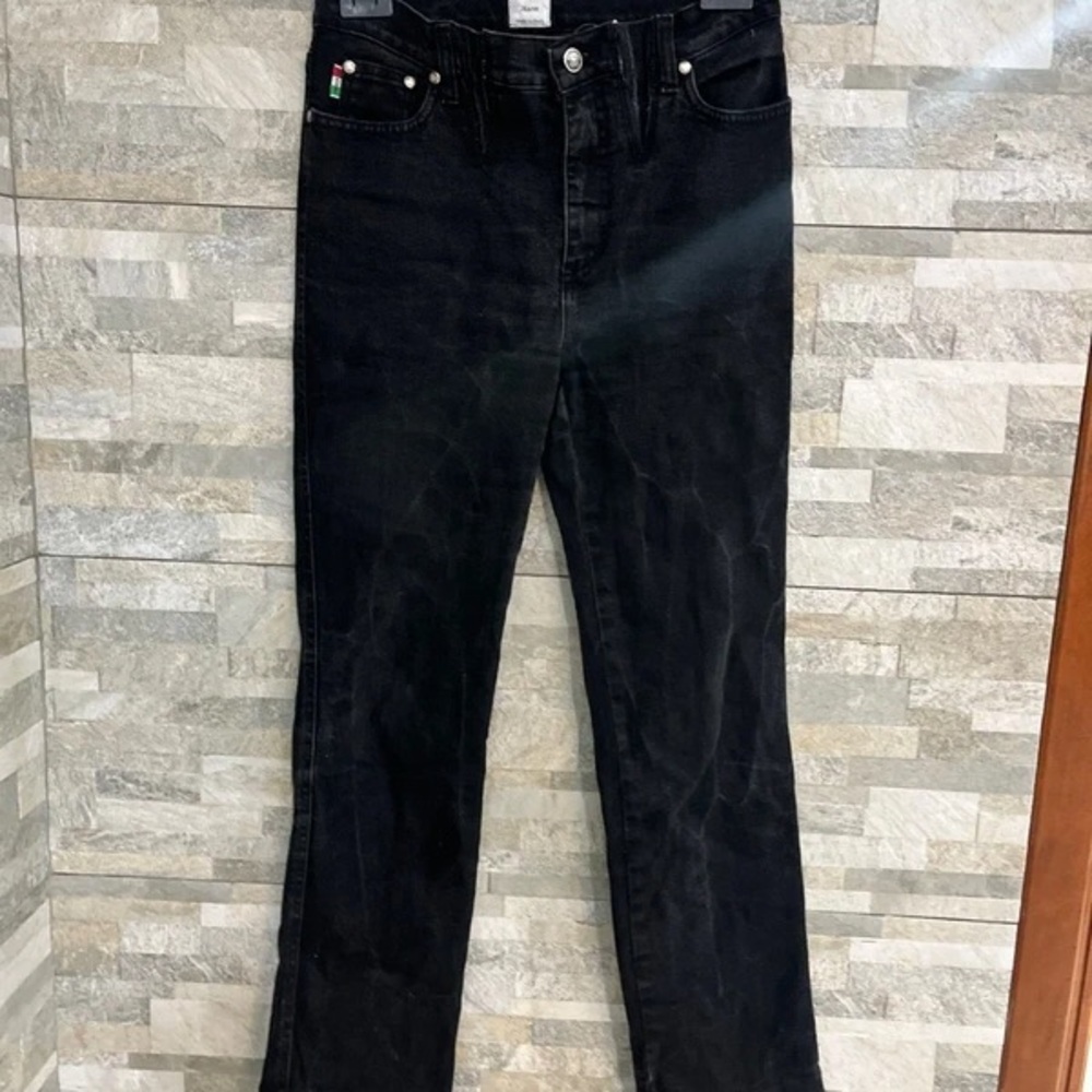 Moschino Dark Denim Straight Leg Jeans